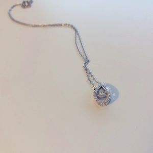 Real Silver and CZ Necklace
